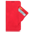 Flip case for Samsung Galaxy A26, Card Slot, red