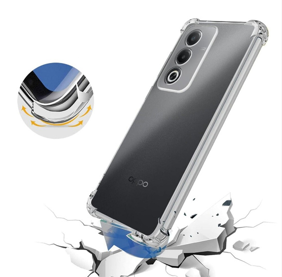 Case for Oppo A80, Dropproof, transparent