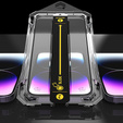 2x Tempered Glass for iPhone 15 Pro, ERBORD Easy App Full Screen Protector