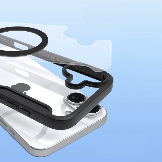 Dux Ducis Case for iPhone 16, Skin X Pro, MagSafe, black