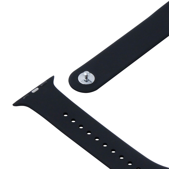 Silicone strap for Apple Watch 1/2/3/4/5/6/7/8/SE/ULTRA 42/44/45/49mm - Black