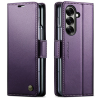 CASEME Litchi Wallet flip case for Samsung Galaxy Z Fold7 5G