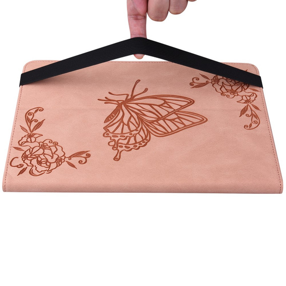 Case for Lenovo Tab M9, Butterfly, pink