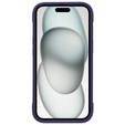 Case for iPhone 15 Plus, ERBORD Armor Mag, purple