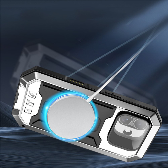 R-JUST armoured case with screen protector and stand for iPhone 17