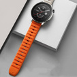 Silicone Universal Strap 22mm Dot Texture, orange / cream