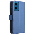 Flip case for Motorola Moto G24 / G24 Power / G04, Wallet Smart Magnet, blue