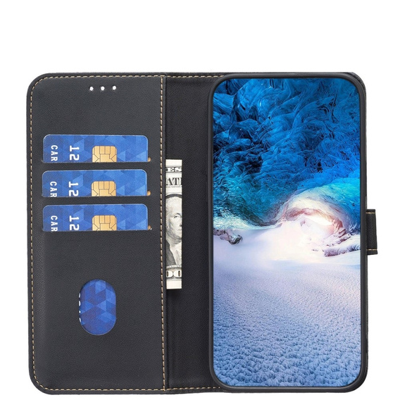 Flip case for Samsung Galaxy A35 5G, BINFEN Wallet, black