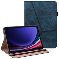 Case for Samsung Galaxy Tab S10 Lite / S10 FE / S9 FE / S9, Classic, with space for stylus, blue