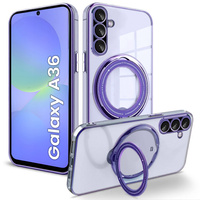 Magnetic Case for Samsung Galaxy A36 5G, for MagSafe, purple