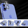 Tempered Camera Glass for iPhone 16 / 16 Plus, black