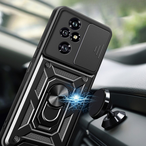 Case for Honor 200 Pro 5G, CamShield Slide, black