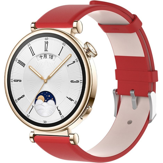 Universal leather strap 18mm