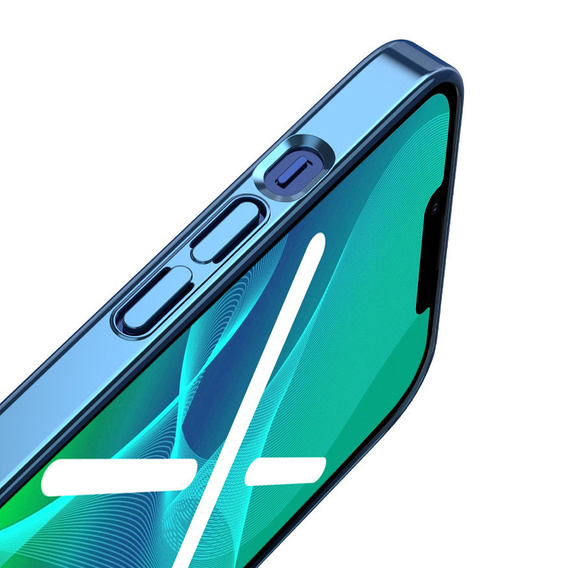 Case for iPhone 13 mini, ERBORD Hybrid MagSafe Case, blue