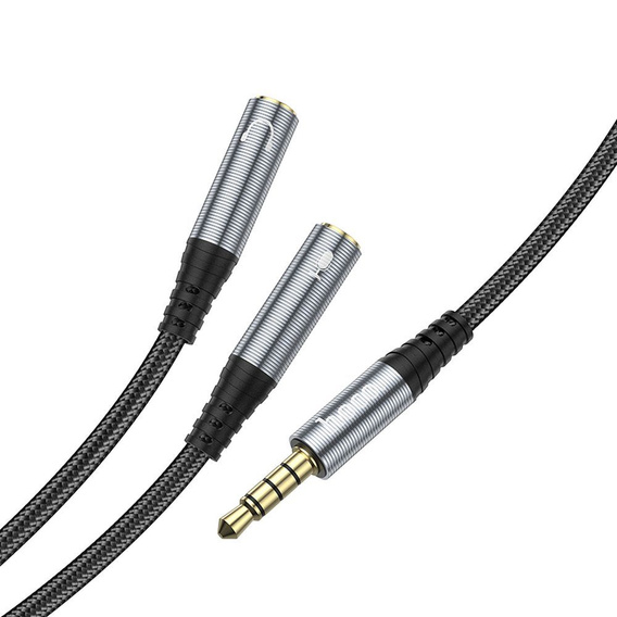 Hoco UPA21 2-in-1 AUX audio cable – 3.5 mm jack splitter