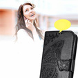 Flip case for Realme 12, Butterfly, black