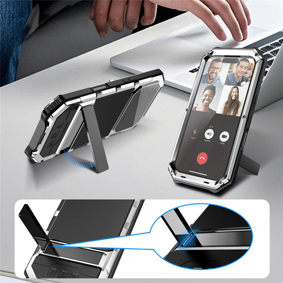 R-JUST armoured case with stand for iPhone 17