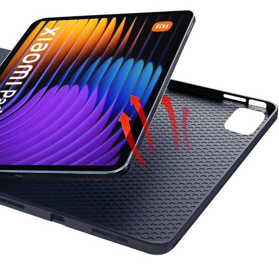 Case for Xiaomi Pad 7 / 7 Pro, Smartcase, dark blue