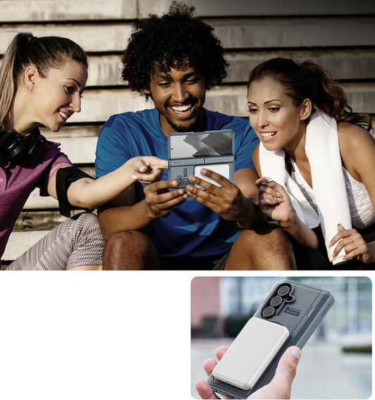Dexnor Magnetic armoured case with dual bases for Samsung Galaxy Z Fold7