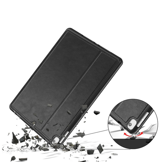 Case for iPad 10.2 2021 / 2020 / 2019, Business Card and Pen Slot, black