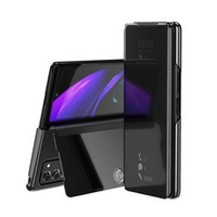 Case for Samsung Galaxy Z Fold 2 5G, Clear View, black