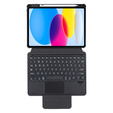Keyboard case for iPad 11" 2025 A16 (11 gen.) / iPad 10.9" 2022 (10 gen.), Rotary 360° Leather, black