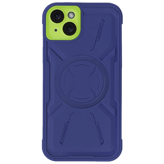 Case for iPhone 15, ERBORD Armor Mag, blue