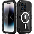 IP68 Waterproof Case for iPhone 14 Pro, SHELLBOX MagSafe, black