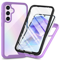 Case for Samsung Galaxy A55 5G, Shockproof, with film, purple