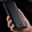 MELKCO flip case for Samsung Galaxy Note 20 Ultra, leather, flip, black