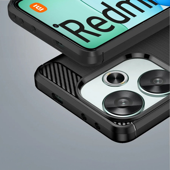 Case for Xiaomi Redmi 13, Carbon, black
