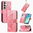 Butterfly flip case for Samsung Galaxy A37 5G, pink