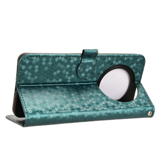 Flip case for Oppo Reno 12FS / 12F, Wallet Rhombus, green