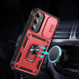 Case for Samsung Galaxy S24+ Plus, CamShield Slide, red / black