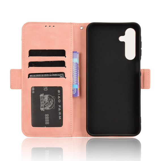Flip case for Samsung Galaxy A16, Card Slot, pink