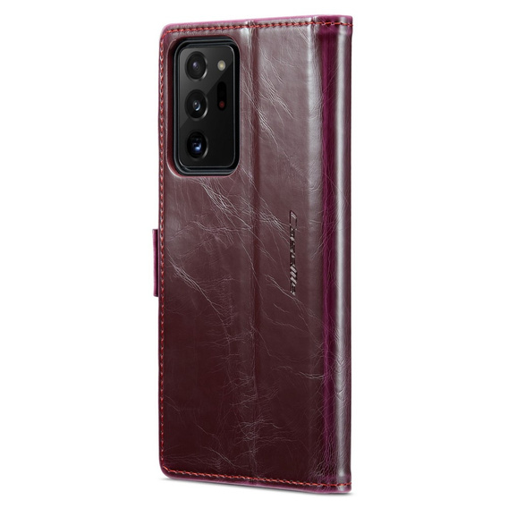 CASEME flip case for Samsung Galaxy Note 20 Ultra, Waxy Textured, red