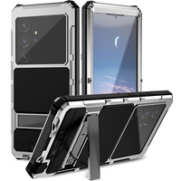 Armored case for Samsung Galaxy S25 Ultra, R-JUST, silver