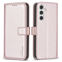 Flip case for Samsung Galaxy A35 5G, BINFEN Wallet, pink