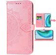 Flip case for Honor Magic 6 Lite 5G, Mandala, pink
