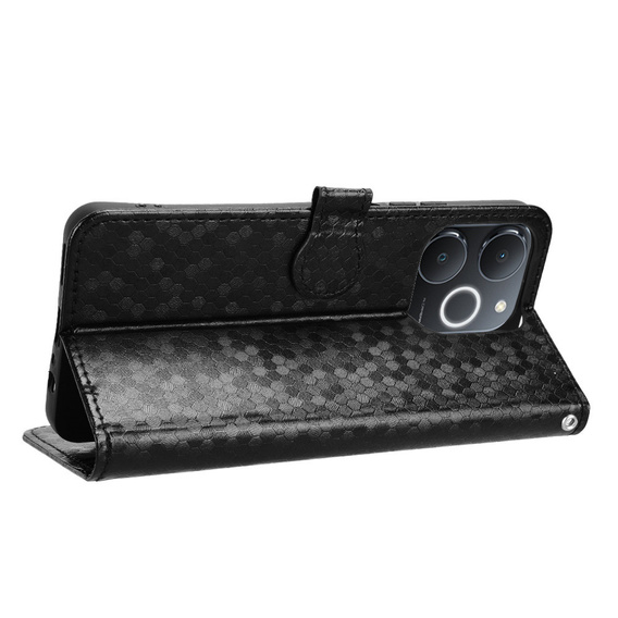 Flip case for Realme Note 70T 4G, Wallet Rhombus, black