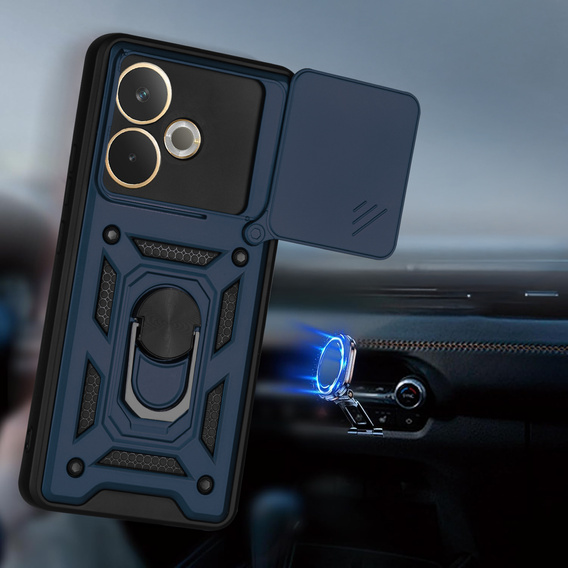 Case for Oppo A5 Pro 5G, CamShield Slide, blue