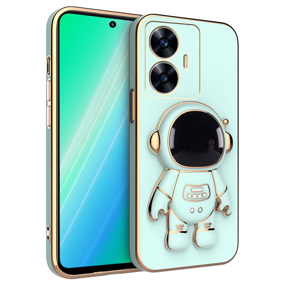 Case for Realme C55, Astronaut, green