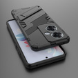 Case for Oppo Reno 11F 5G, Military kickstand, black