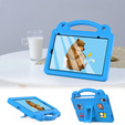 Children's case for iPad mini 8.3" 2021 (6 gen.) / iPad mini 8.3" 2024 (7 gen.), Cute Patterns, with stand, blue