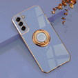 Case for Samsung Galaxy S21 FE, Electro Ring, blue