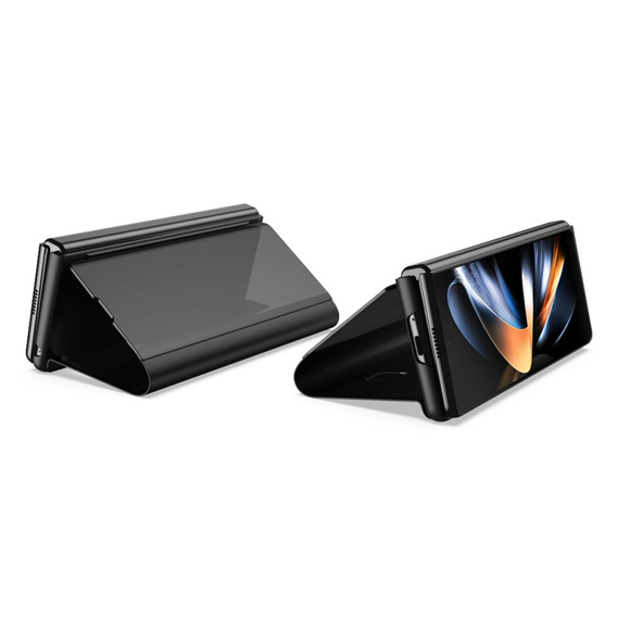 Case for Samsung Galaxy Z Fold 5 5G, Clear View, black