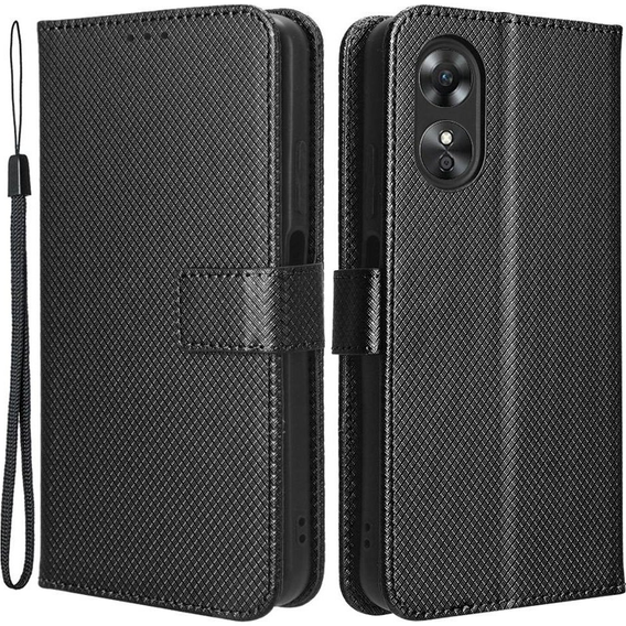 Flip case for Oppo A17, Smart Magnet, black