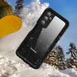 IP68 Waterproof Case for Samsung Galaxy A25 5G, Redpepper, black
