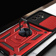 Case fordo Samsung Galaxy A14 4G/5G, CamShield Slide, red