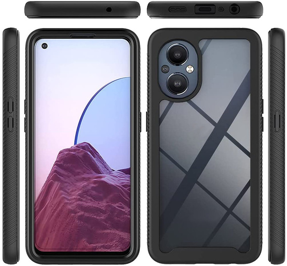 Case for Oppo Reno7 Lite, Shockproof, with film, blue